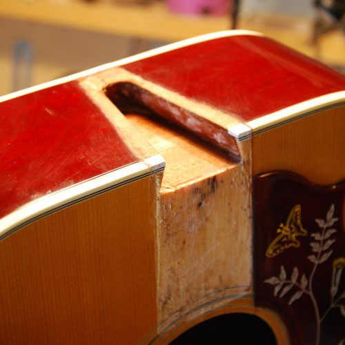 Neck reset Gibson "Employee"